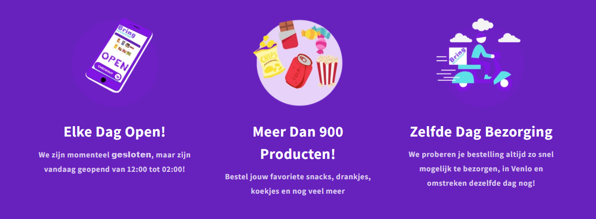 Jouw favoriete snacks razendsnel bezorgd